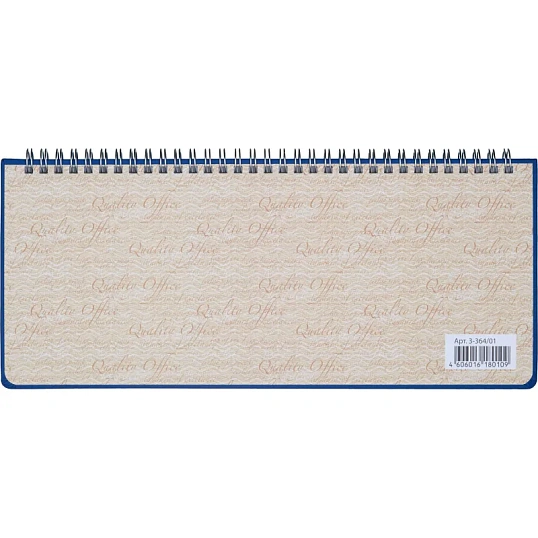 Планинг недатированный 305 х 130 мм Velvet синий 128 стр. 3-364/01