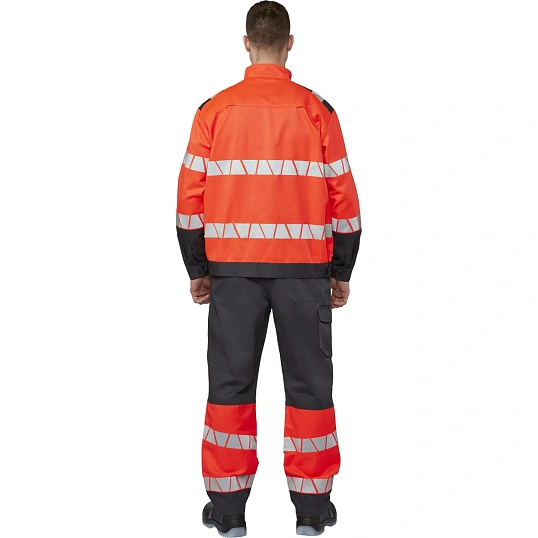 Куртка летняя мужская Равелин красн./графит (р.60-62) 194-200