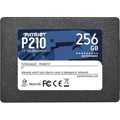 SSD накопитель Patriot P210 SATA III 256Gb 2.5(P210S256G25)