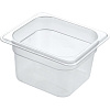 Гастроемкость Restola полипроп 176х162 1/6х4'' 100мм, прозрачн,422102001