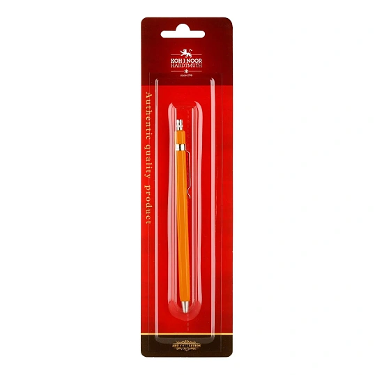 Карандаш цанговый VERSATIL 5201 2мм металлич желтый,клип,блист 5201CN1004BL