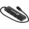 Концентратор USB хаб ExeGate (EX296929RUS) DUB-4CP/3 4-в-1 черн