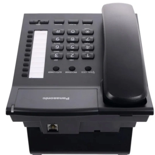 Телефон проводной Panasonic KX-TS2382RUB чер(KX-TS2382RUB)