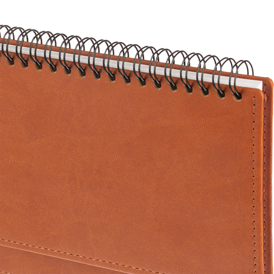 Планинг датированный 2026, коричнев 303х150 мм, 120 стр,АТТАСНЕ Вива