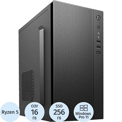 Системный блок Bigtech(11154328)R5 5600G/Gigabyte A520M K V2/16/SSD256/W11P