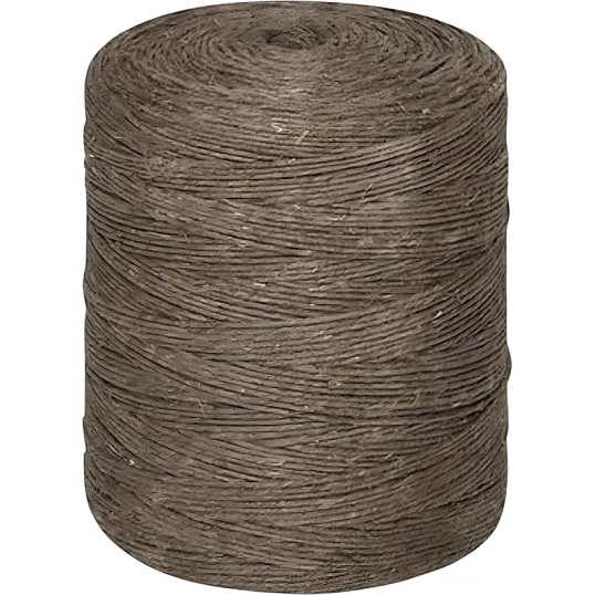 Шнур банковский льняной полированный 1250х2, 1000 м, (бобина 1.3 кг)