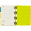 Ежедневник недатированный Bright Colours на спирали, А5, 272 стр., ЖЕЛТЫЙ