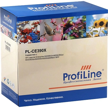 Картридж лазерный Profiline 90X CE390X чер.пов.емк.для HP LJ M600/M602