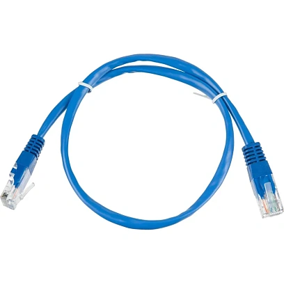 Патч-корд BigTech OPCC013 UTP CCA кат.5e/0.5м/литой/многожильн (синий)