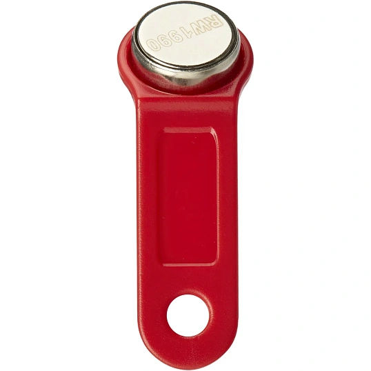 Электронный ключ Bigtech Touch Memory (iButton) DS 1990 красный  (уп.100шт)