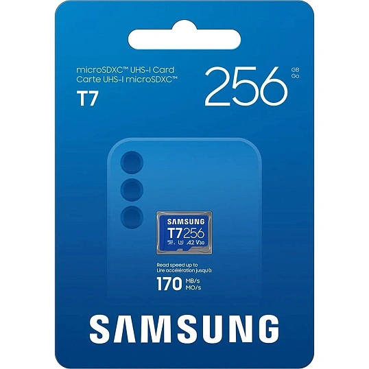 Карта памяти Samsung T7 microSDXC 256 ГБ [MB-MB256T/WW] 2026