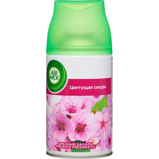 Баллон сменный для автоосвежителя Air Wick Pure Цветущая сакура, 250мл