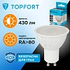 Лампа светодиодная Topfort GU10 6W 4000K