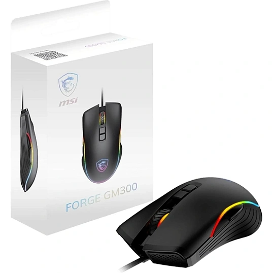 Мышь компьютерная MSI Forge GM300 7200dpi USB 6but (S12-0402300-HH9)черн