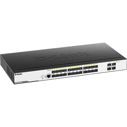 Коммутатор D-Link L2 Switch 24x1000Base-X SFP, DGS-3000-28XS/B1A
