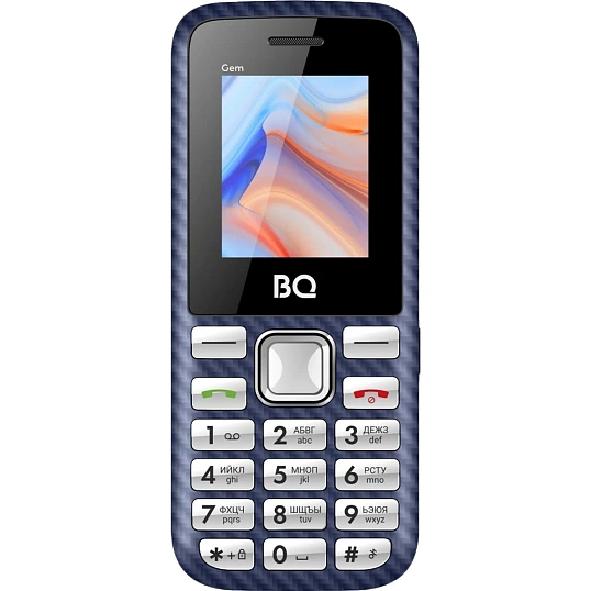 Мобильный телефон BQ 1860 Gem Dark Blue (тёмно-синий) (без СЗУ)