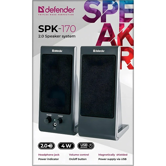 Акустическая система 2.0 Defender SPK-170