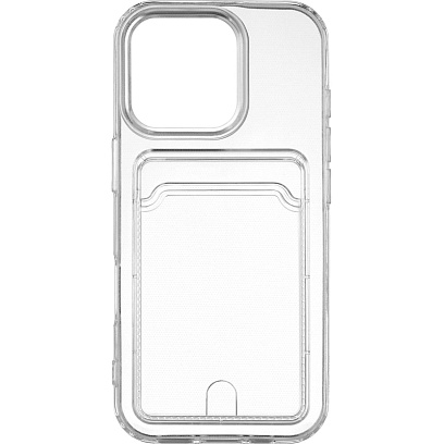 Чехол Rocket Clear Plus отд.дл.карты,iPhone16 Pro,прозр(RCS633TT63PCP-I24)