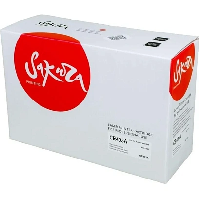 Картридж лазерный SAKURA CE403A пурпурн. для HP Enterprise 500 Color