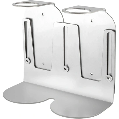 Держатель для флакона 300мл раздвижной двойной нерж