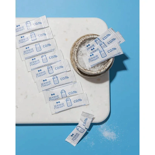 Соль порционная Деловой стандар в стиках по 1 г (5000шт/уп)