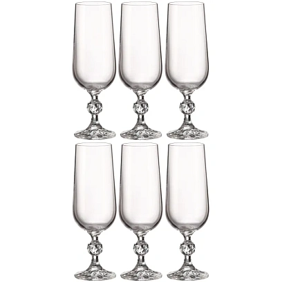 Набор бокалов для шампанского STERNA, 180 мл 6 шт