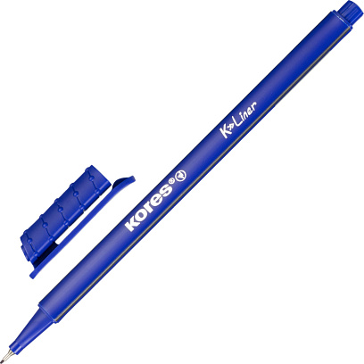 Линер Kores 0,4мм синий 28101