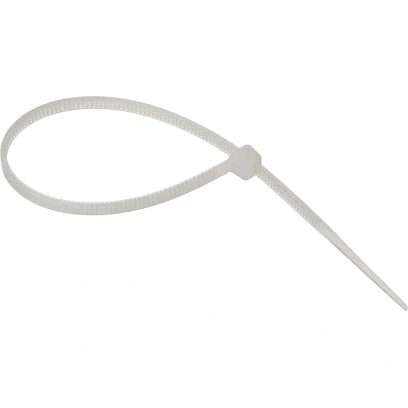 Хомут стяжка нейлоновая TOPFORT 3х150 (2,5х100 мм) белый 100 шт/уп