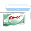 Конверт белый E65 стрип 110х220 80г КОМУС 100шт/уп 12уп/кор