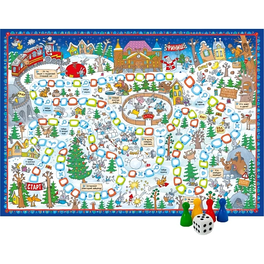 Настольная игра с доп.реальн.Новогодний КАРвардак с карточками4660136223085