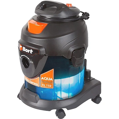 Пылесос строительный BORT BSS-1415-Aqua (93410174)