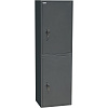Шкаф для бумаг металлический Комус Мебель Cobalt TSL-127/2M, 340х460х1272мм