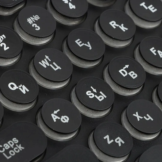 Клавиатура Oklick 420MRL черный USB slim Multimedia LED (1091226)