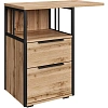 Тумба приставная  K-Loft 241T010 750х405х752 дуб натур/черный