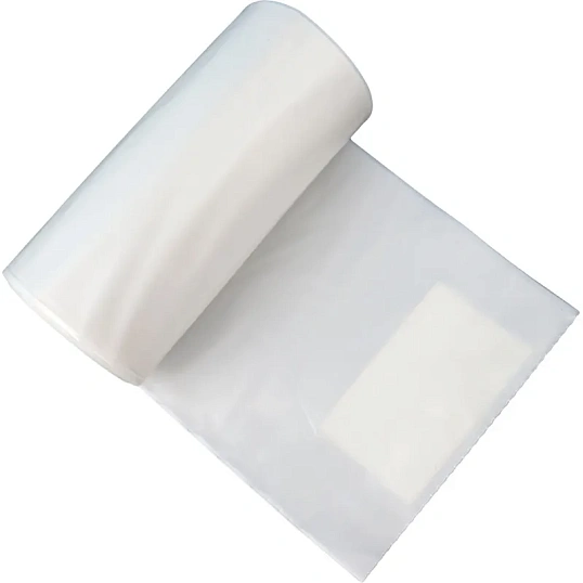 Мешки для мусора ПВД 120л 40мкм 15шт/рул прозрачные 70 x 110 см