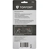 Нож раскройный TOPFORT роликовый, 45мм лезвие,ABS+TPR,мех.ручка
