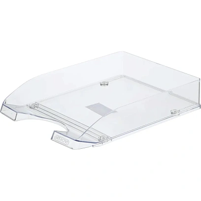 Лоток горизонтальный Attache Line прозрачный 340х255х63мм
