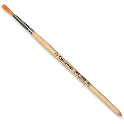 Кисть №1School синтетика круглая №3