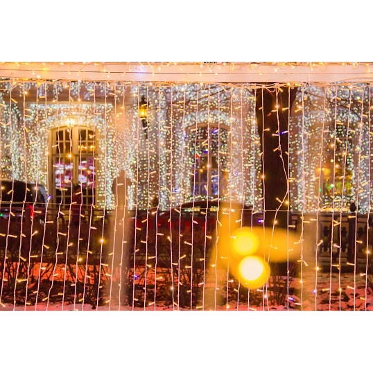 Гирлянда светодиодная 264 LED ламп, размер 300х200 cм,тепл.белый,1реж.94786