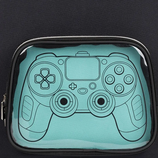 Ранец Комус Класс Stright Игра, черный, 2 отд, эргоном спинка