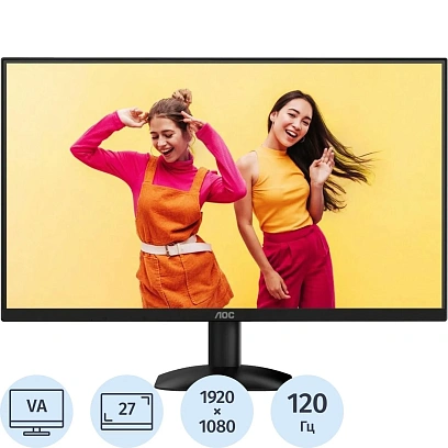 Монитор AOC 27B35HM 27 FHD/VA/120Гц/300cd/HDMI/черный
