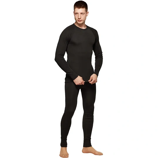 Термофутболка с дл. рукавом муж. чер. Activ-25 р-р 54