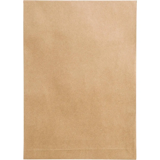 Пакет в упаковке Крафт С4 стрип Gusset 229х324х40 130г 200шт/уп