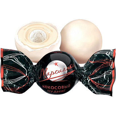 Конфеты шоколадные Марсианка Кокосовый пудинг, 1кг