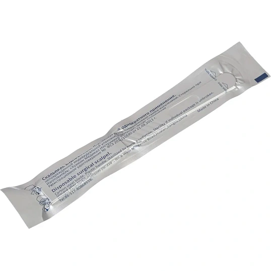 Скальпель стер, лезв.из в/угл.ст. р-12 CERTUS 10шт/уп