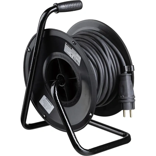 Удлинитель Topfort пласт. КГ 3x2,5 кв.мм 20м 16А 4 гнезда с/з.,с/загл.,IP44