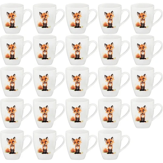 Кружка 210 мл Глория Лисичка 24 шт/уп