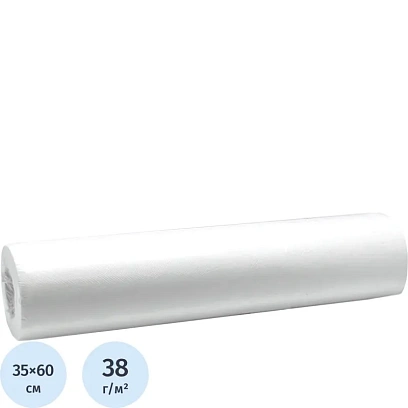 Простыни бумажные медиц, в рулонах ТОП 50.60 60 см (6х50м.),МПТ60,уп/6рул