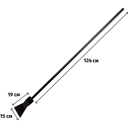Ледоруб-топор Сибртех (15x143см) 61519 металлический черенок 1.4 кг
