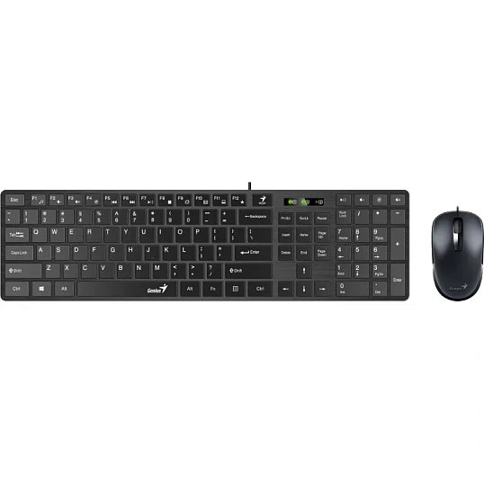 Набор клавиатура+мышь Genius SlimStar C126 (USB), Black      (31330007402)